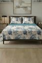 Completo letto Sanderson Daltex colore Salvia – cotone naturale floreale 100% Made in Italy