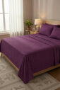 Completo Letto In Puro Cotone Naturale Tinta Unita Essenza - Daltex