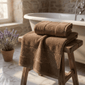Coppia Asciugamani Viso e Ospite In Spugna 450 Grammi Cashmere/ 15 Colori - Daltex