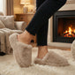 Daunex Pantofole con zeppa e pelliccia Fur da Donna