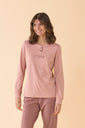Pigiama Donna Taglie Forti in Caldo Cotone Classic Wild Noidinotte – FA009885