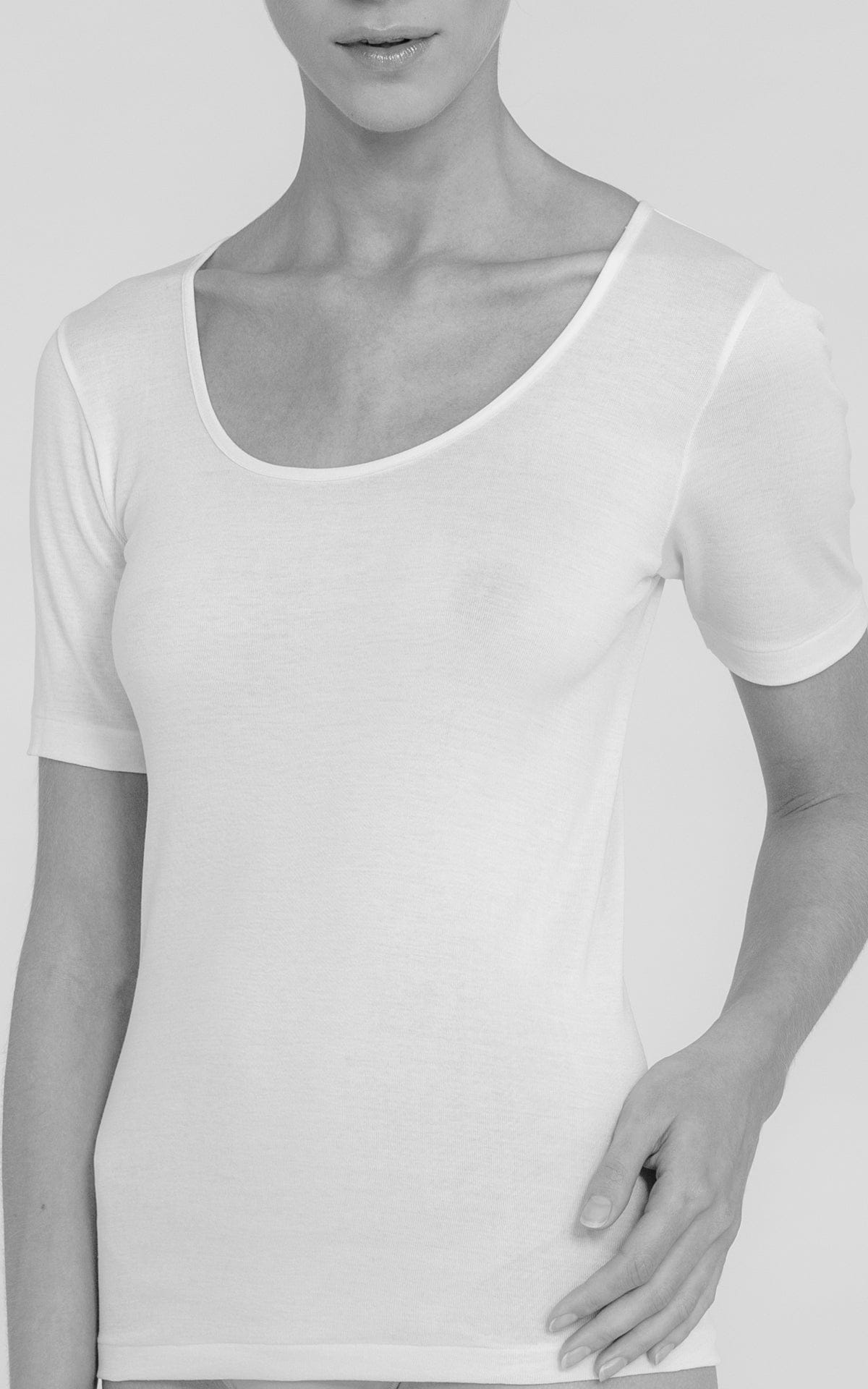 Maglietta donna in cotone filoscozia Boglietti FRF007