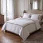 Parure Copripiumino Luxury Satin Ricamato Daunex – 255x200 + 2 Federe 51x81 – 100% Cotone Satin Raso 60