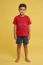 Pigiama Bambino in Cotone Jersey Motivo "Vespa" KC4236 - Karel