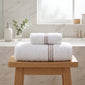 Set Coppiola e Telo Doccia in Spugna Ricamata Luxury 100% Cotone - Daunex