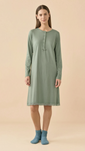 Camicia da Notte Donna Plus Jersey Invernale Essential Noidinotte – LA003664
