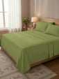 Completo Letto In Puro Cotone Naturale Tinta Unita Essenza - Daltex
