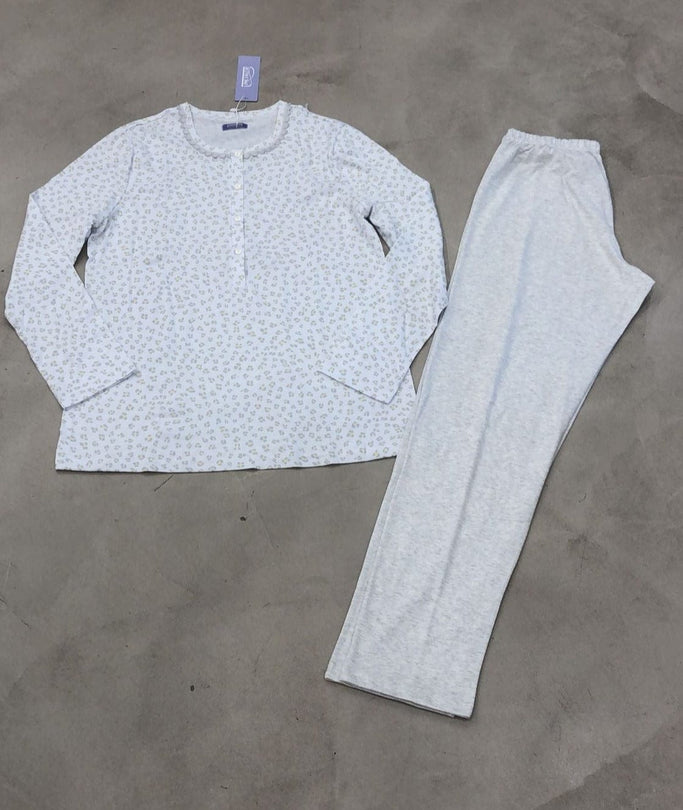 Pigiama donna lungo 74456 Linclalor