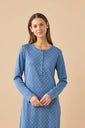 Camicia da Notte Donna in Caldo Cotone Articolo Cuore - Noidinotte