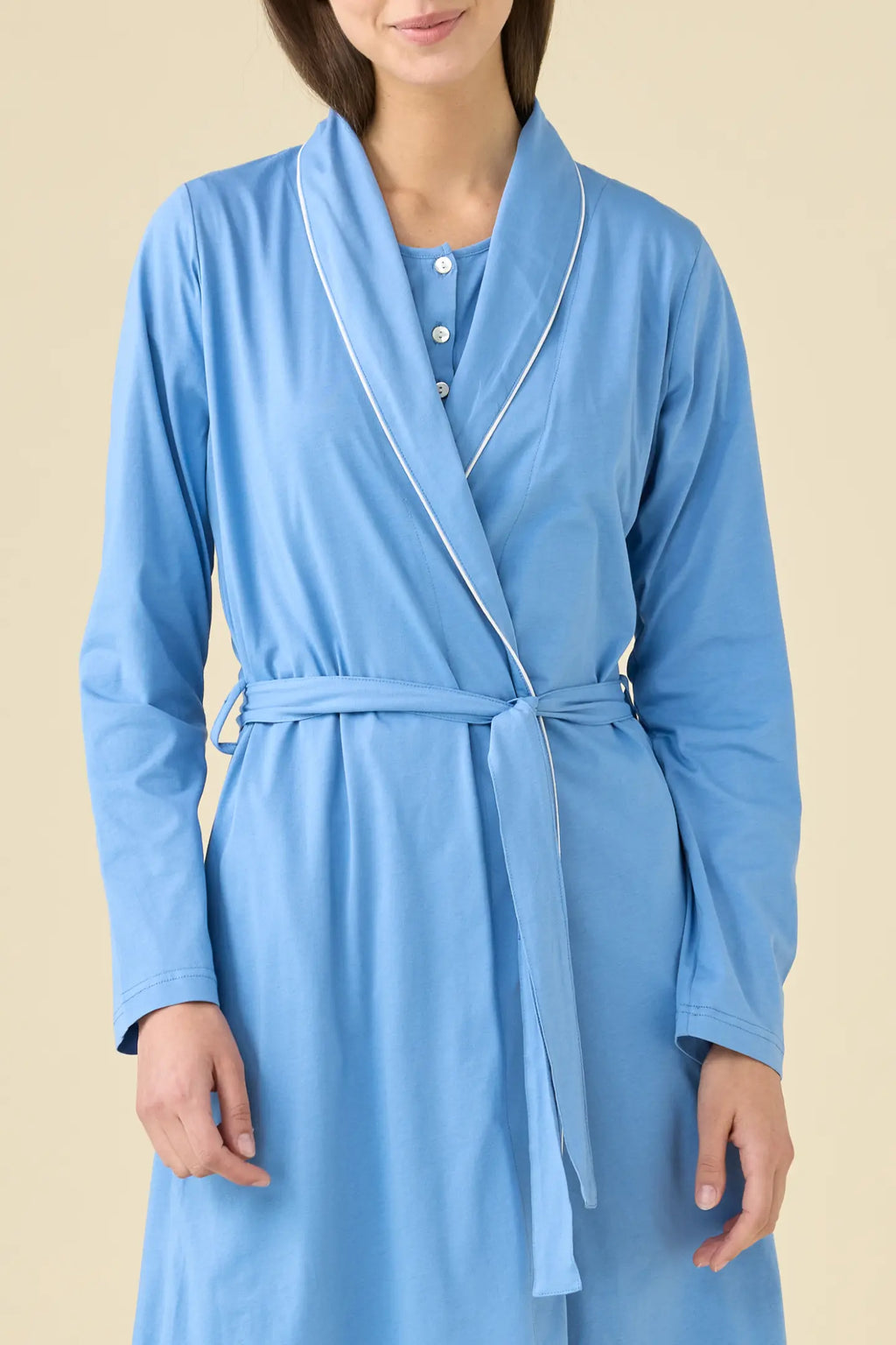 Vestaglia Donna Estiva in Cotone Essential – Noidinotte