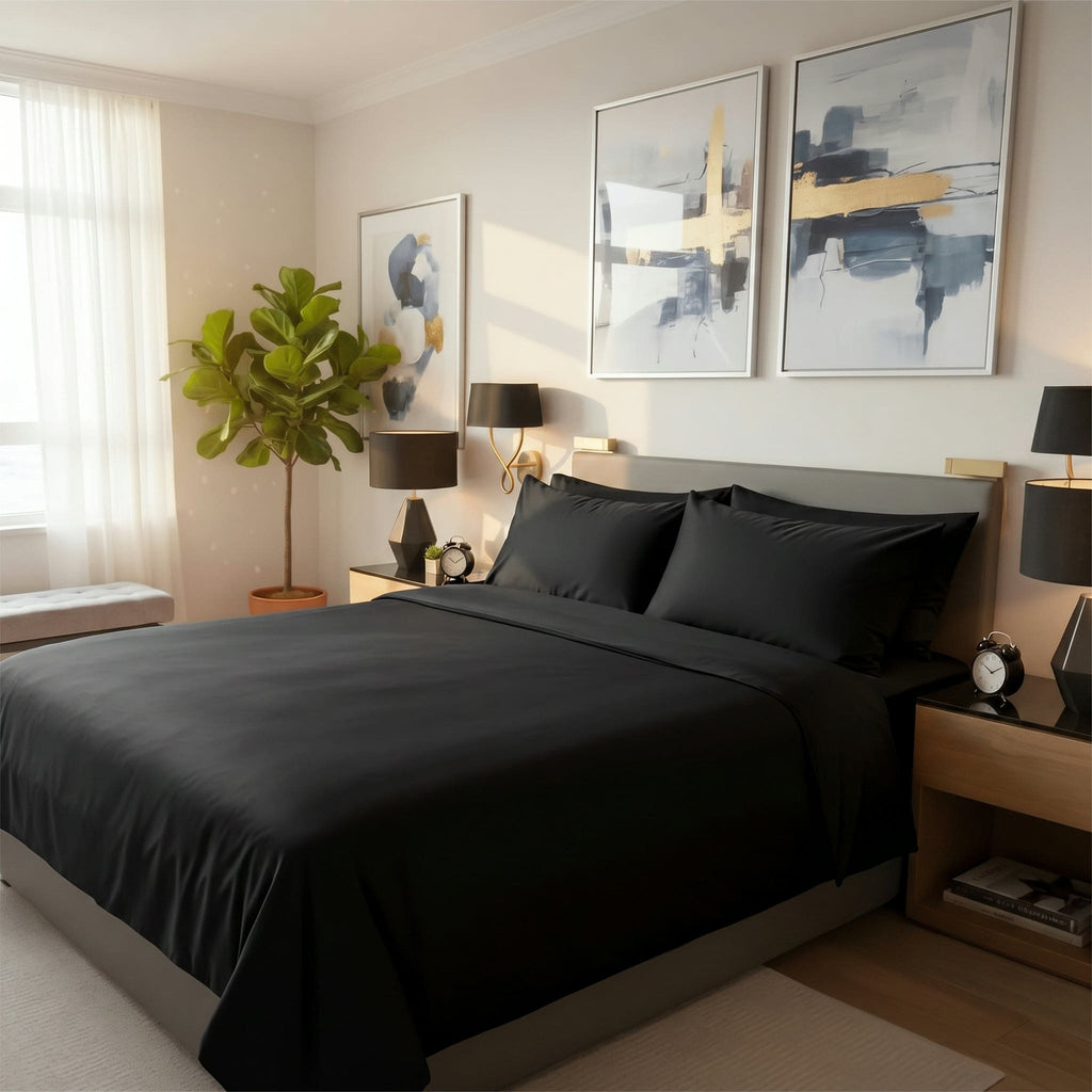 Completo letto Camelia Daltex – dettaglio tessuto raso di cotone effetto seta