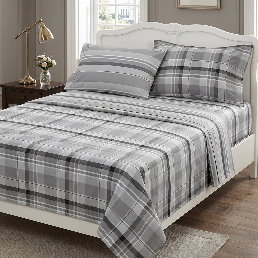 Completo Letto in Puro Cotone Daunex Bristol – Matrimoniale / Singolo