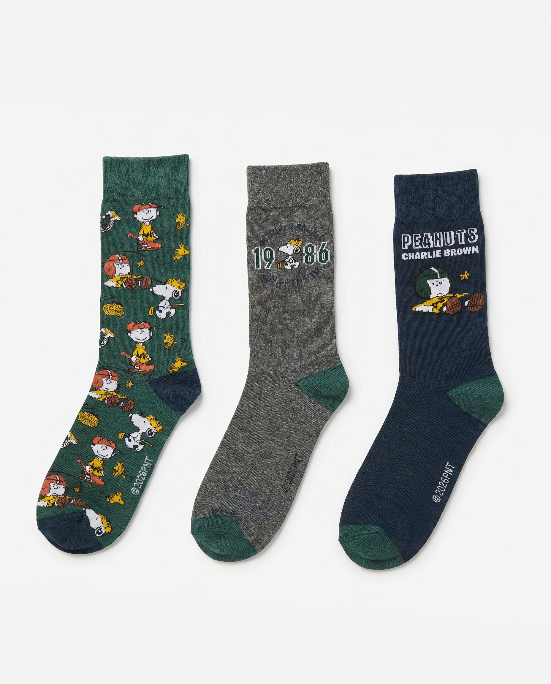 Calzini Uomo PEANUTS Winter Sports pack 3 paia – 21366P