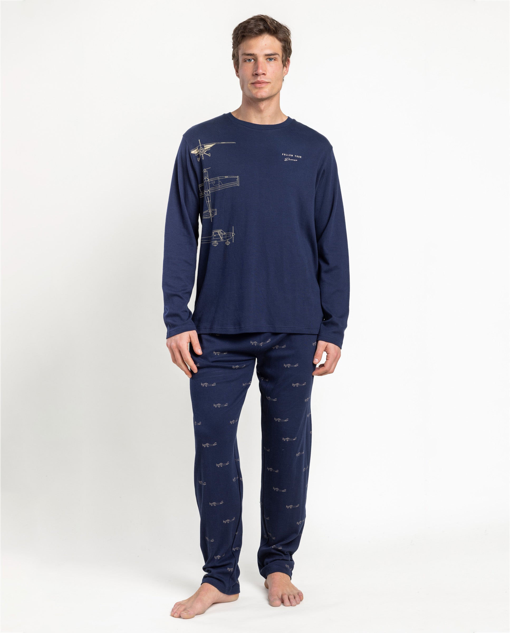 Pigiama Uomo ADMAS Follow Your Dreams – 64813
