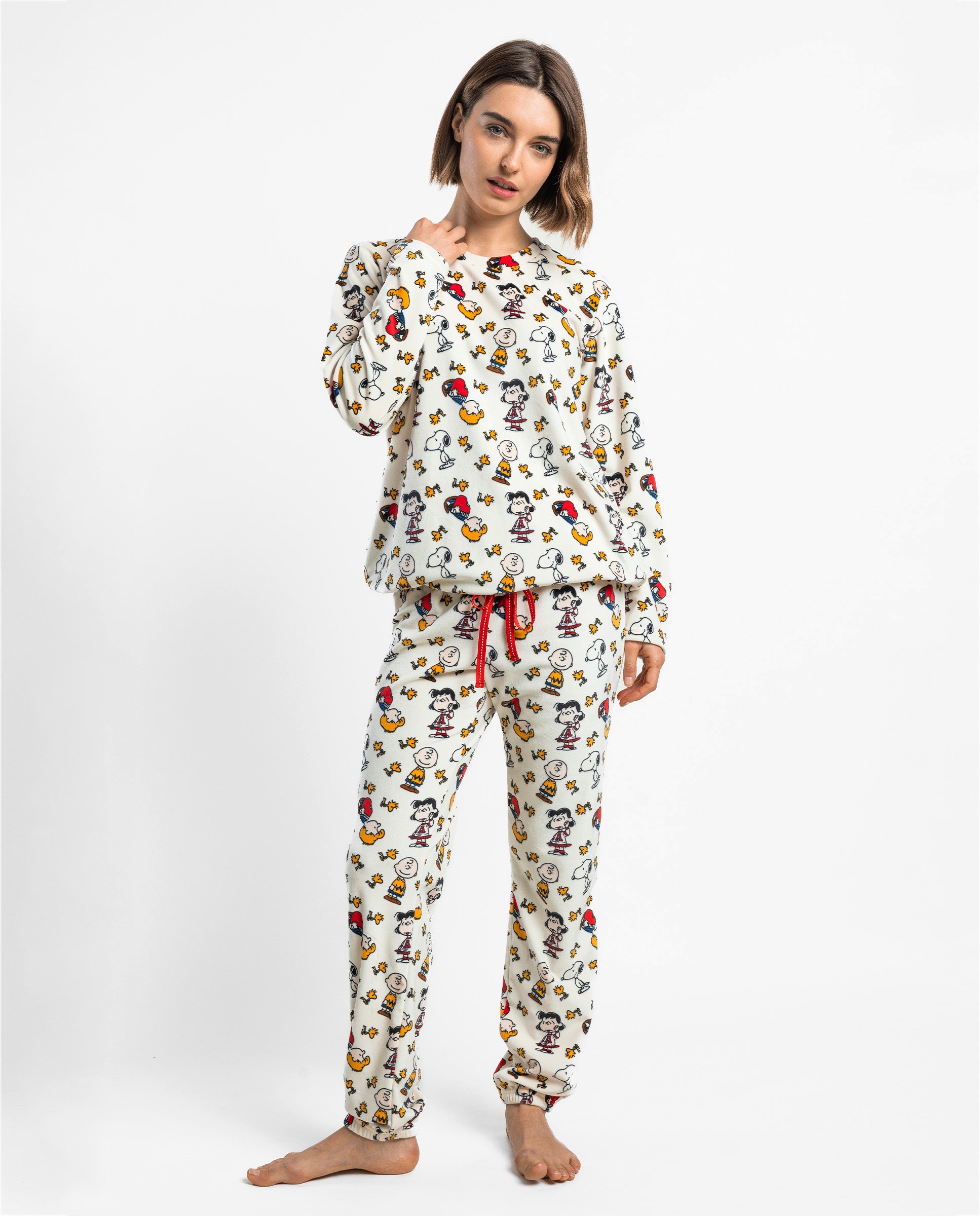 Pigiama Donna PEANUTS Velvet Meet Up – 64997