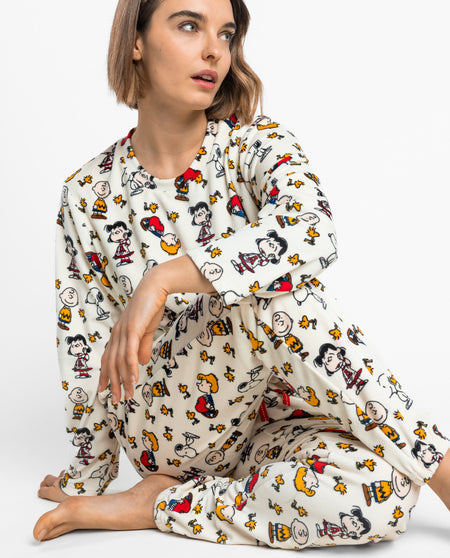 Pigiama Donna PEANUTS Velvet Meet Up – 64997