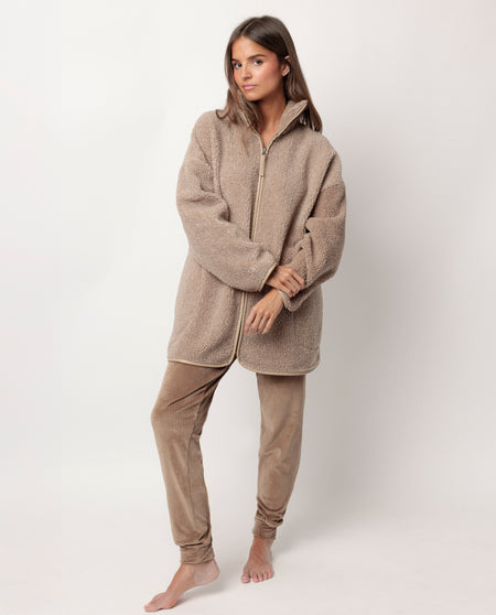 Vestaglia Donna ADMAS Sherpa Jaspe Relax Home – 67323