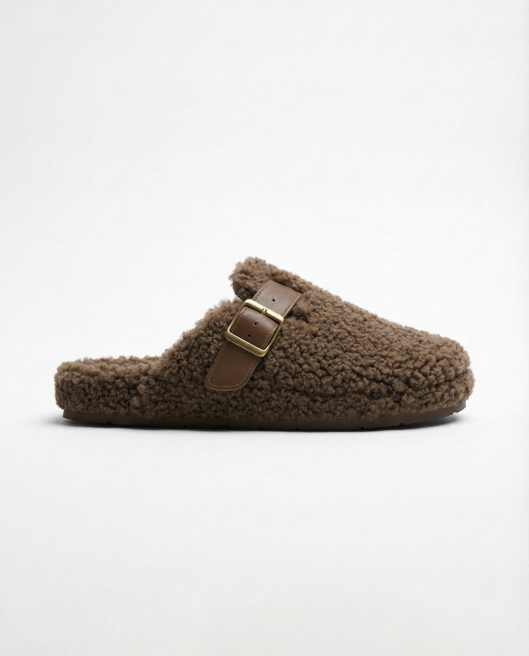 Pantofole Uomo ADMAS Brown Sherpa – 69227S