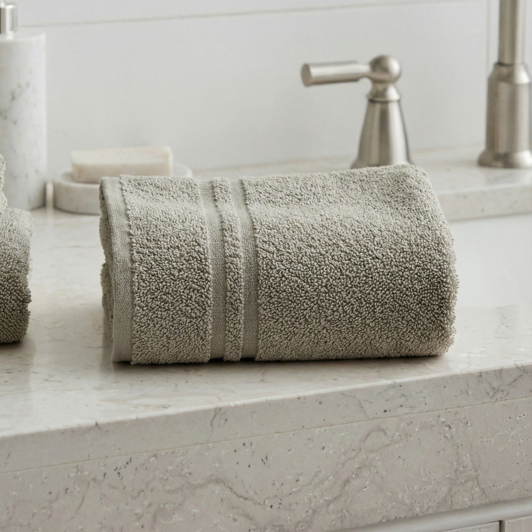 Asciugamano Viso 60x105 cm in Spugna Cotone 380g Bianco - Daltex One