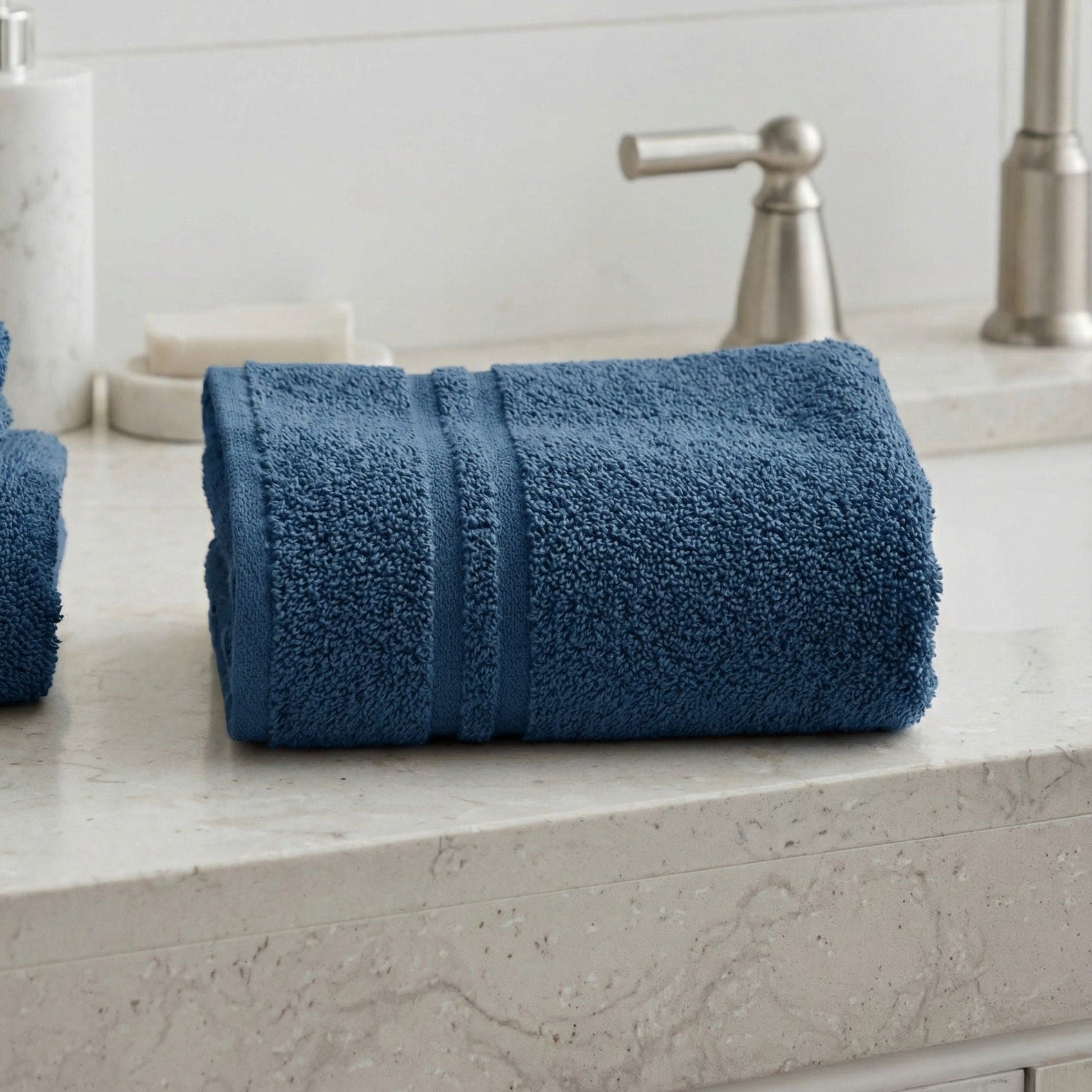 Asciugamano Viso 60x105 cm in Spugna Cotone 380g Bianco - Daltex One