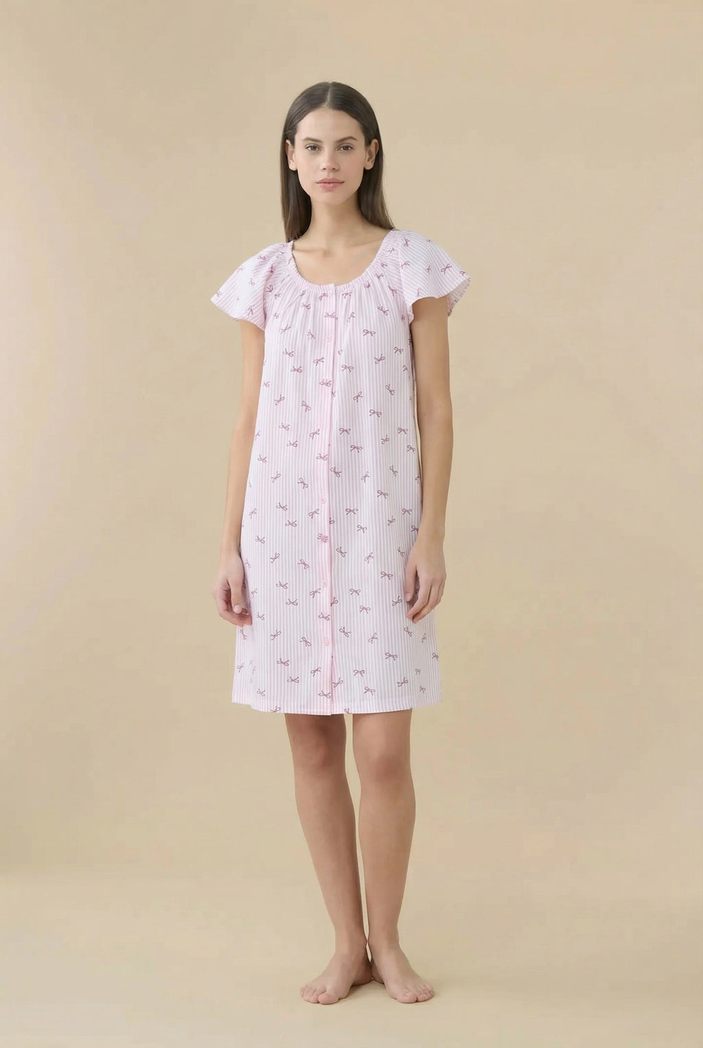 Camicia da Notte Donna Cotone Manica Corta – Noidinotte