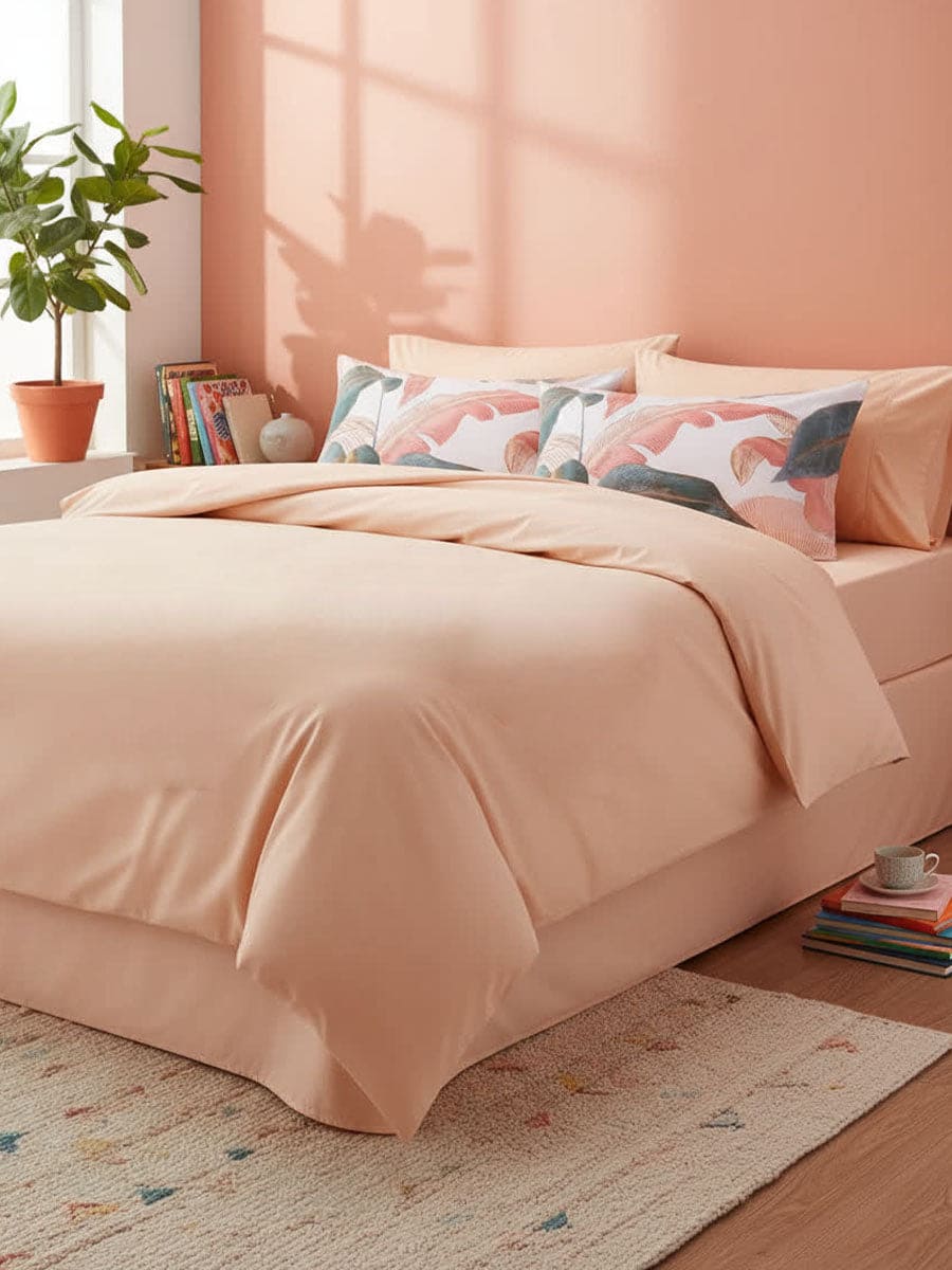 Completo Lenzuola Nara in Cotone Percalle - Gruppo Carillo