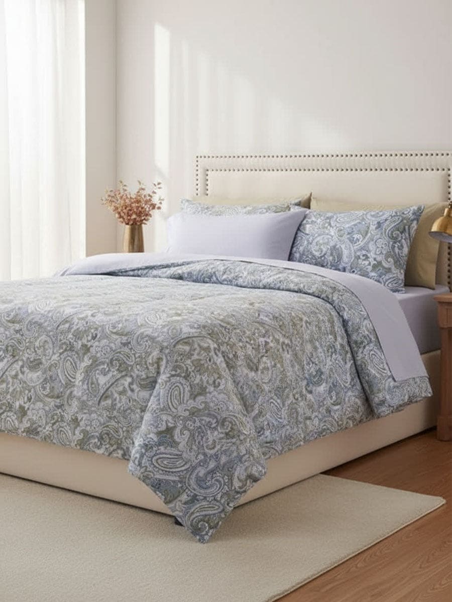 Completo Letto Elisir in Cotone di Percalle con 4 Federe  - Gruppo Carillo