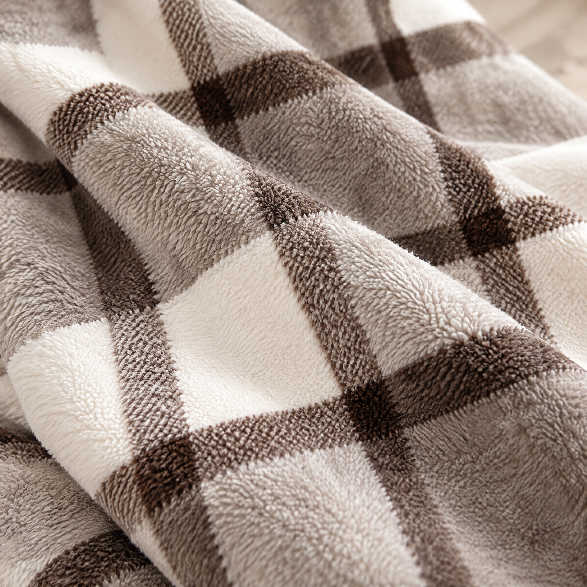 Coperta Prime Stampata Nordic Check Daunex – 150x200 cm – 100% Poliestere