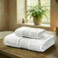 Coppia Asciugamani In Spugna Di Cotone Miami Tinta Unita - Daltex
