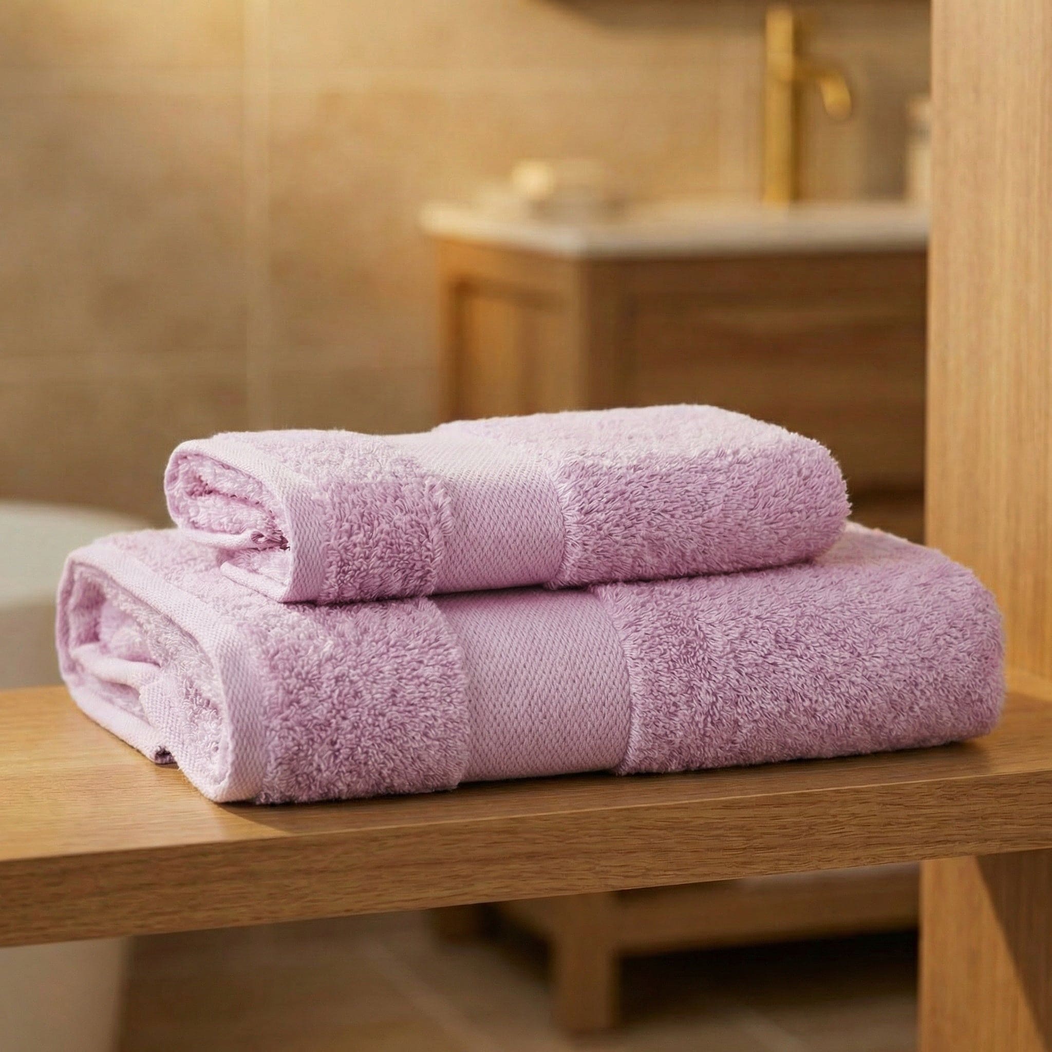 Coppia Asciugamani Soft Touch Viso e Ospite In Spugna 500gr 100% Cotone - Daltex Dubai