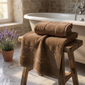 Coppia Asciugamani Viso e Ospite In Spugna 450 Grammi Cashmere/ 15 Colori - Daltex