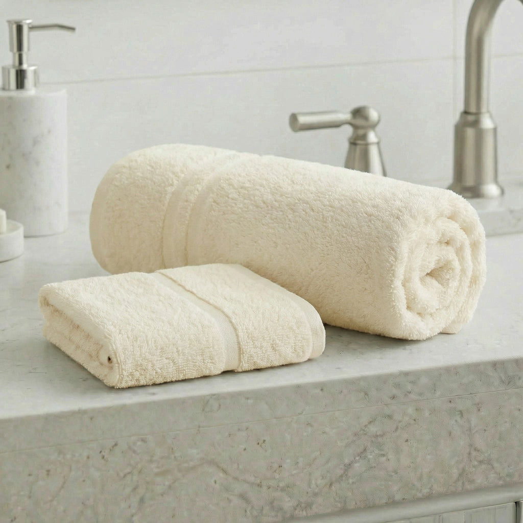 Coppia Asciugamani Viso e Ospite in Spugna 380 grammi One - Daltex