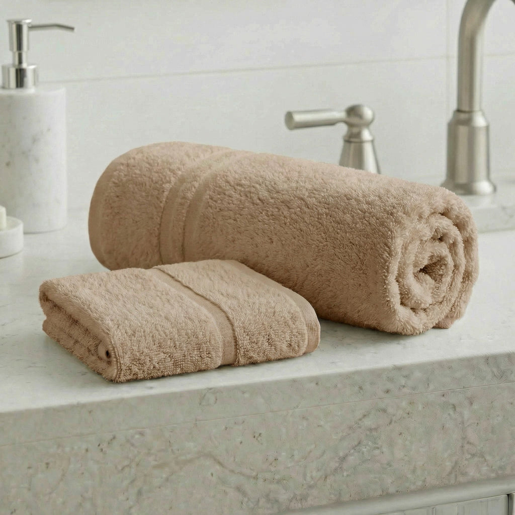 Coppia Asciugamani Viso e Ospite in Spugna 380 grammi One - Daltex