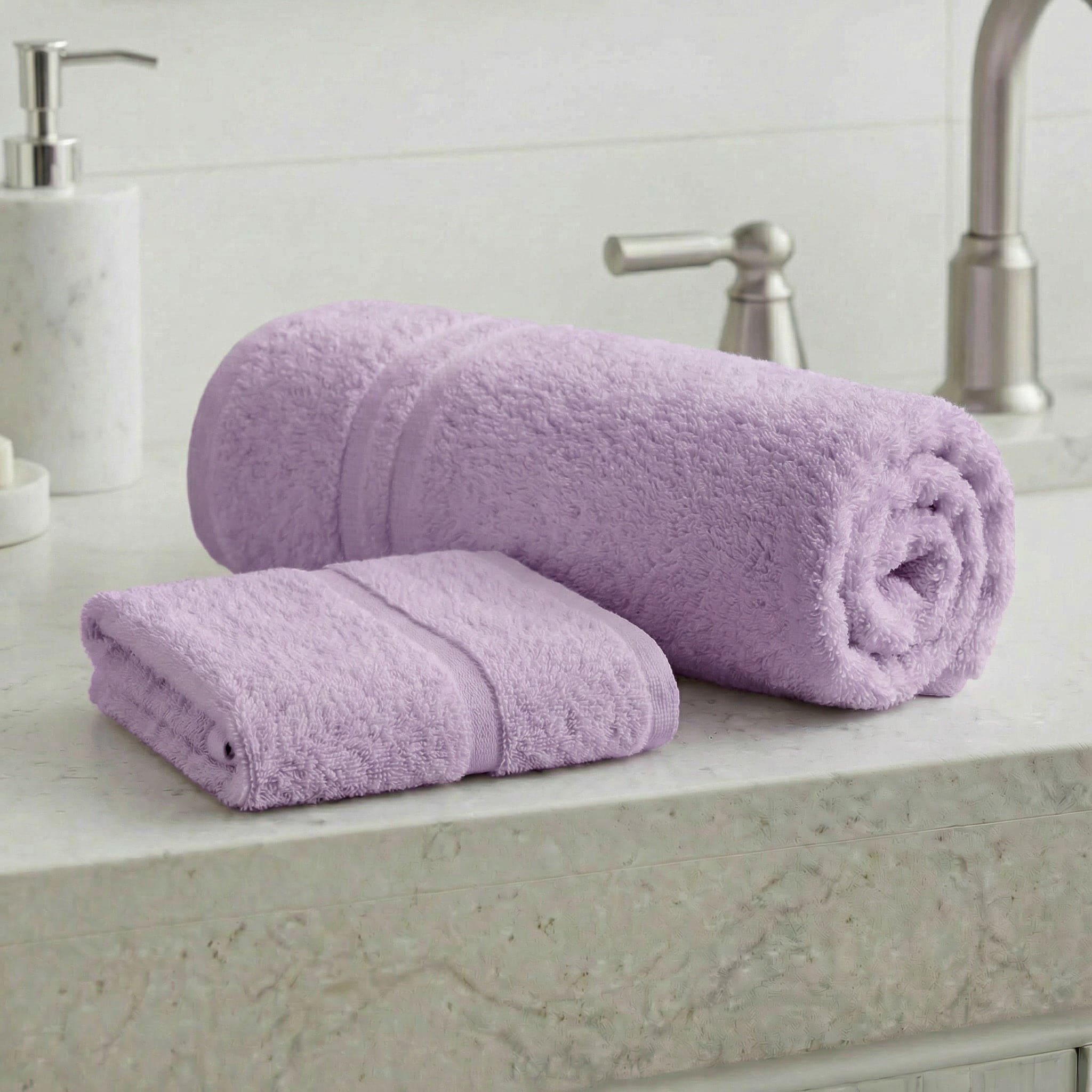 Coppia Asciugamani Viso e Ospite in Spugna 380 grammi One - Daltex