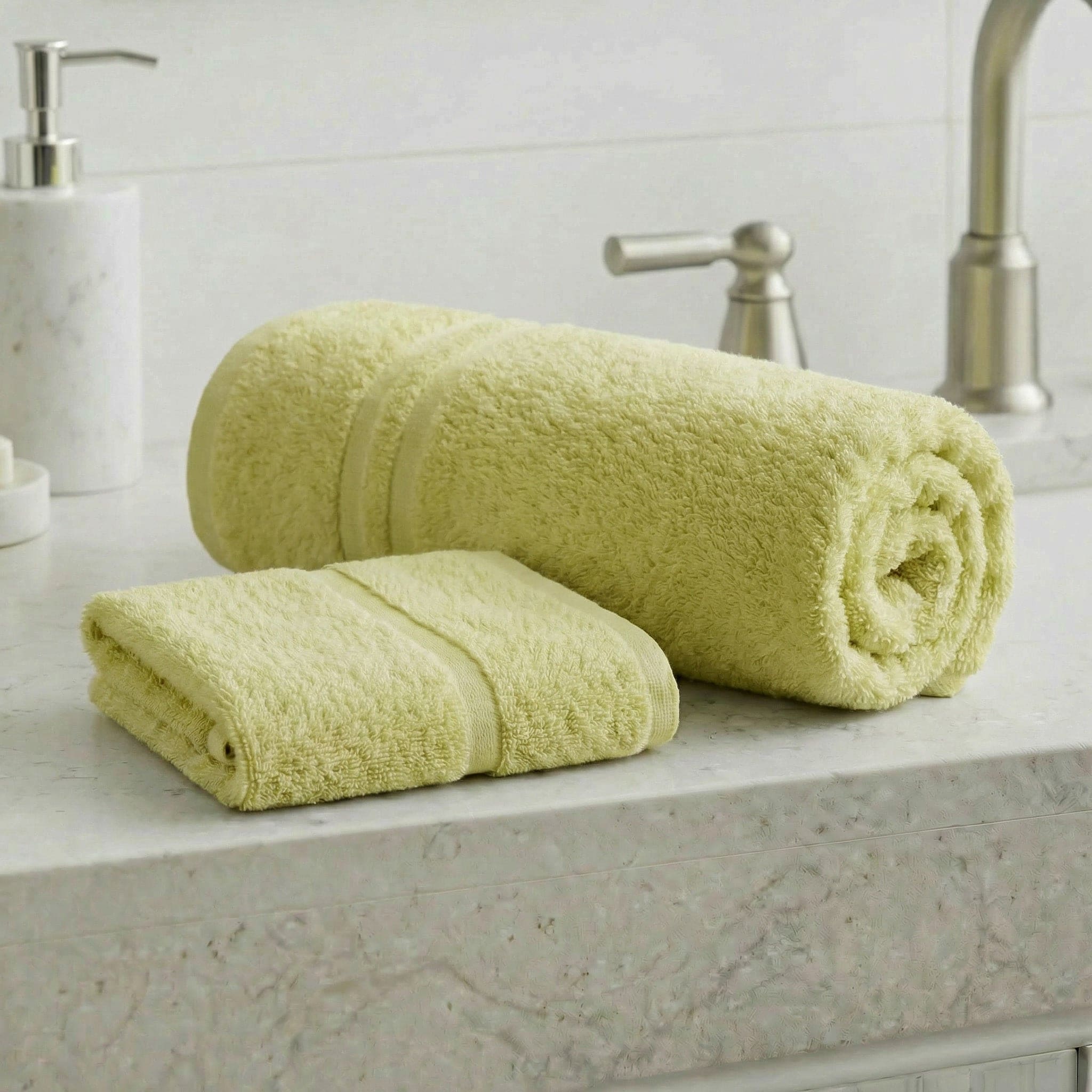 Coppia Asciugamani Viso e Ospite in Spugna 380 grammi One - Daltex