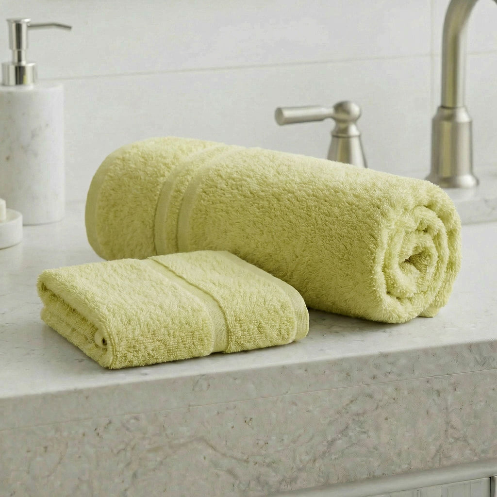 Coppia Asciugamani Viso e Ospite in Spugna 380 grammi One - Daltex