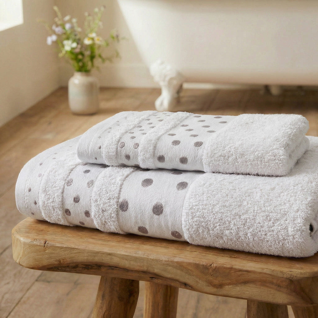 Coppia asciugamani Viso e Ospite in Spugna 450 grammi Poison - Daltex