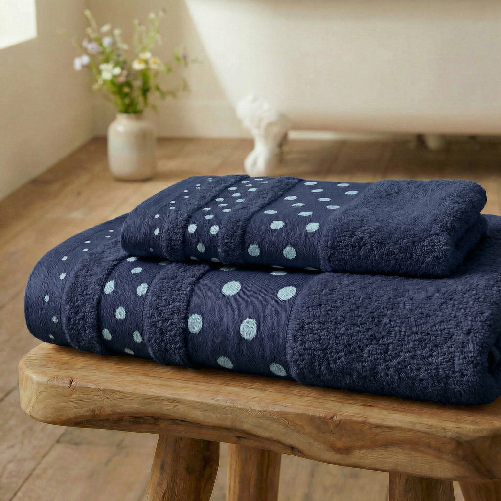 Coppia asciugamani Viso e Ospite in Spugna 450 grammi Poison - Daltex