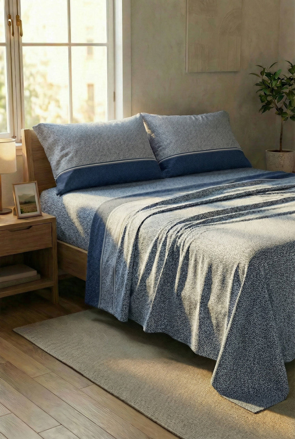 Daltex Completo Letto Officina del Cotone Fantasia 100% Cotone