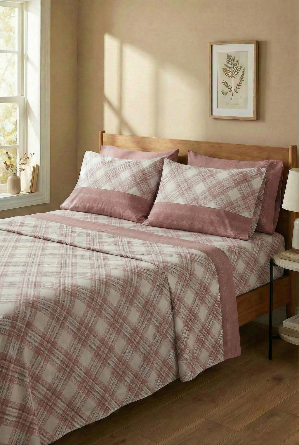 Daltex Completo Letto Officina del Cotone Scozzese 100% Cotone