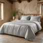 Daunex Parure Copripiumino Pure in Bamboo Daunex – 255x200 + Lenzuolo 180x200 + 2 Federe 51x81