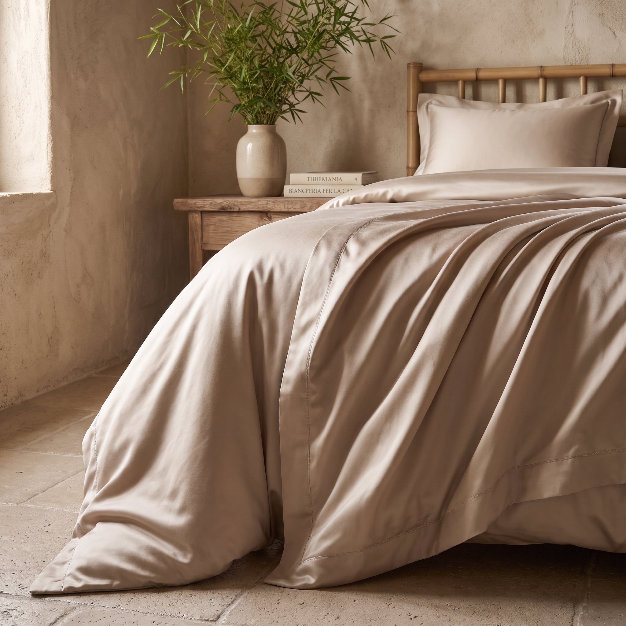 Daunex Parure Copripiumino Pure in Bamboo Daunex – 255x200 + Lenzuolo 180x200 + 2 Federe 51x81