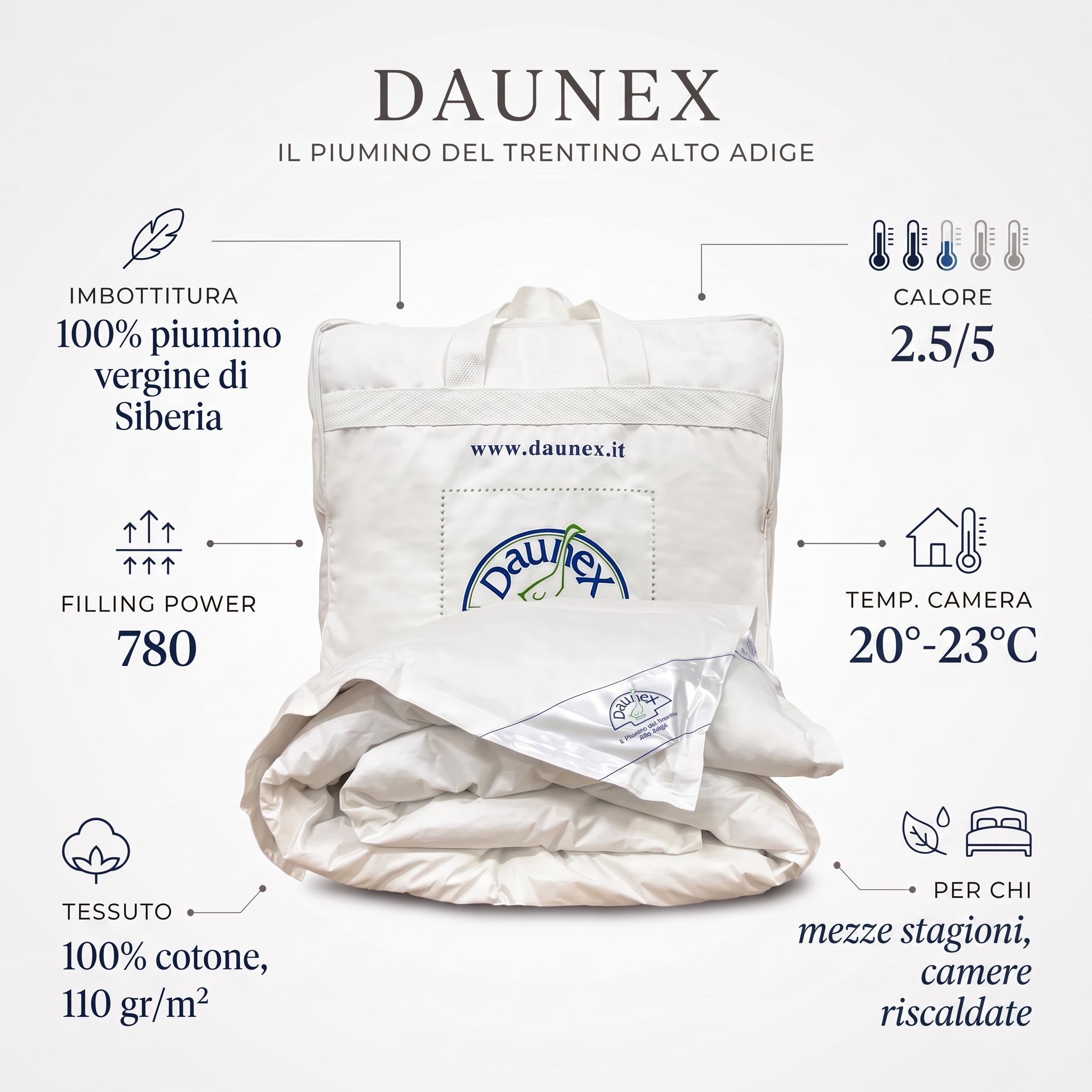 Daunex Piumino D'Oca Trentino Light
