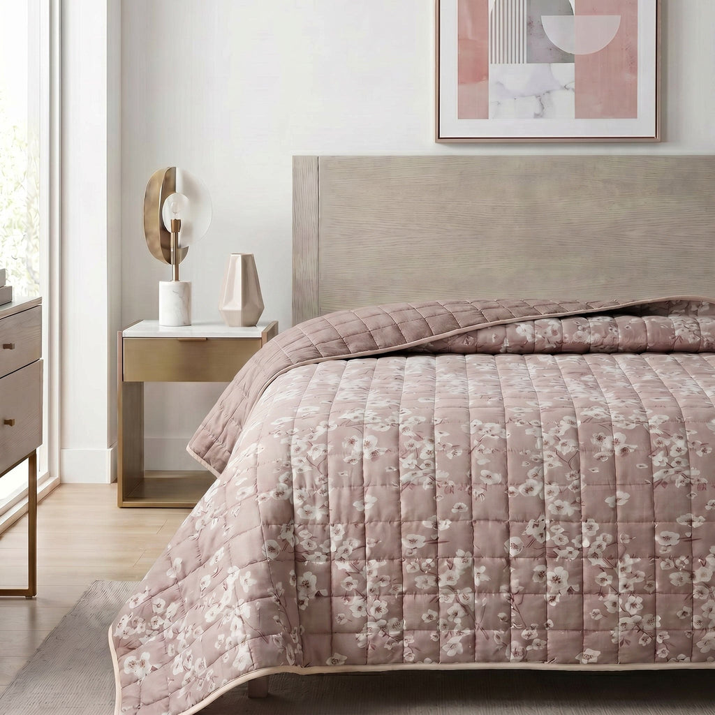 Daunex Trapuntino Microfibra Stampa Digitale Delicate Pink