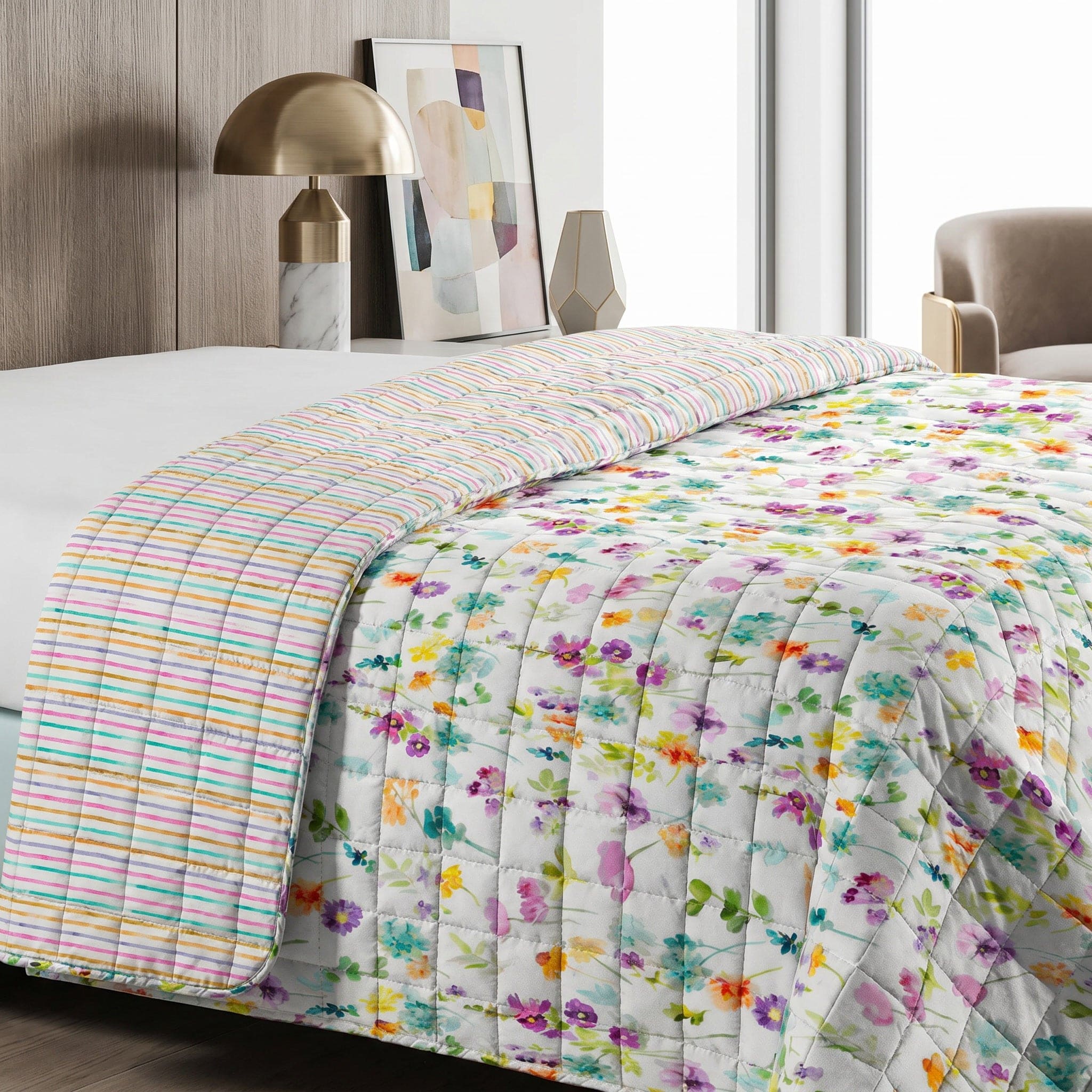 Trapuntino Fabolous Daunex – Double-Face Microfibra Stampa Digitale Artistica