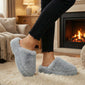 Daunex Pantofole con zeppa e pelliccia Fur da Donna