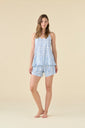 Pigiama Donna Cotone Bretellina con Pantalone Corto – Noidinotte