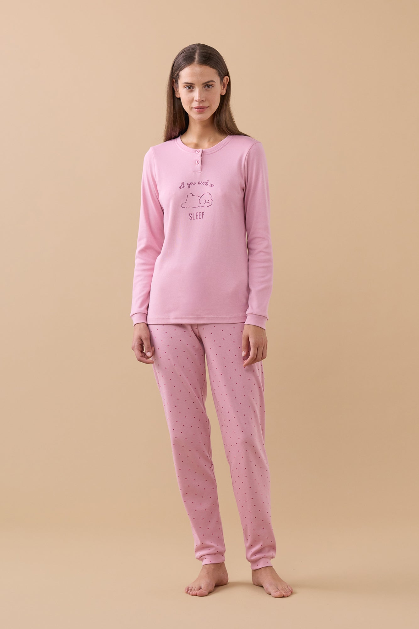 Pigiama Donna Caldo Cotone Noidinotte – FA009734