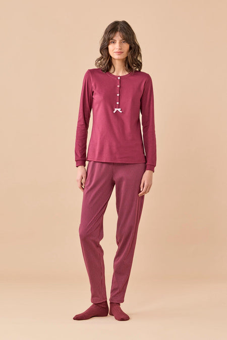 Pigiama Donna Caldo Cotone Noidinotte FA009736