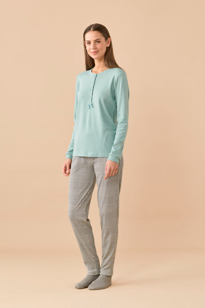 Pigiama Donna+ Caldo Cotone Prince Natural - FA009894